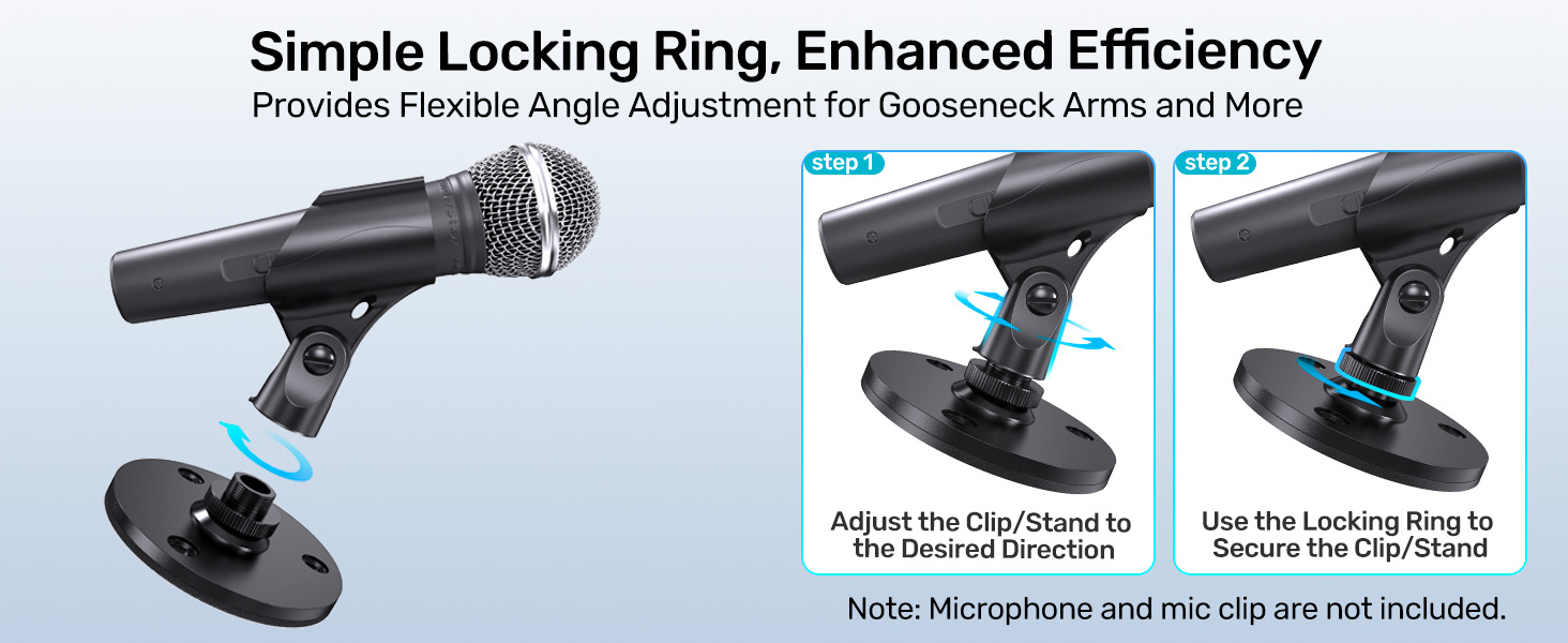 gooseneck flange mount