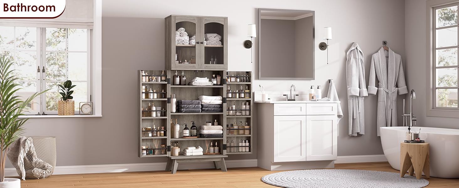 Kitchen Pantry Storage Cabinet