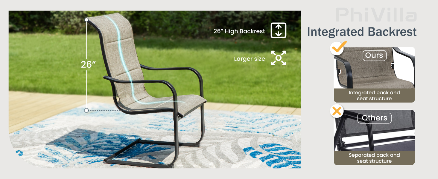 high backrest