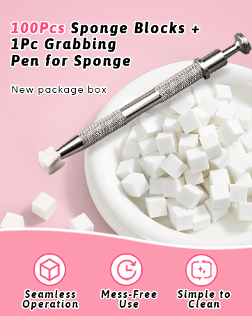 sponges and grabber for gradient nails painting gel