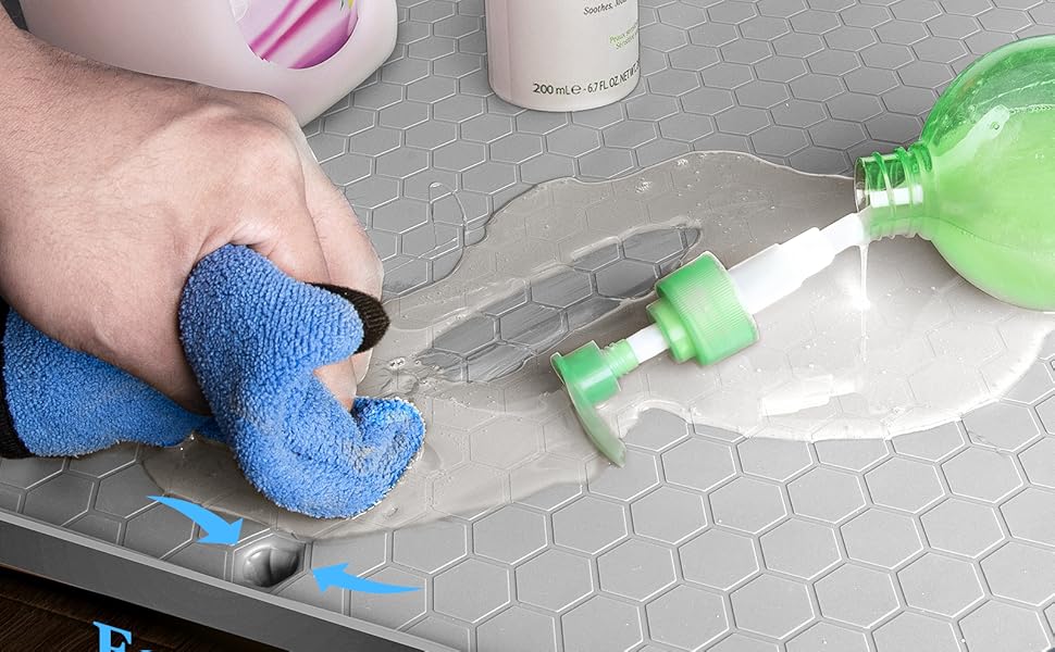 Multiple Sizes Under Sink Mat 31'' x 22'', Under Sink