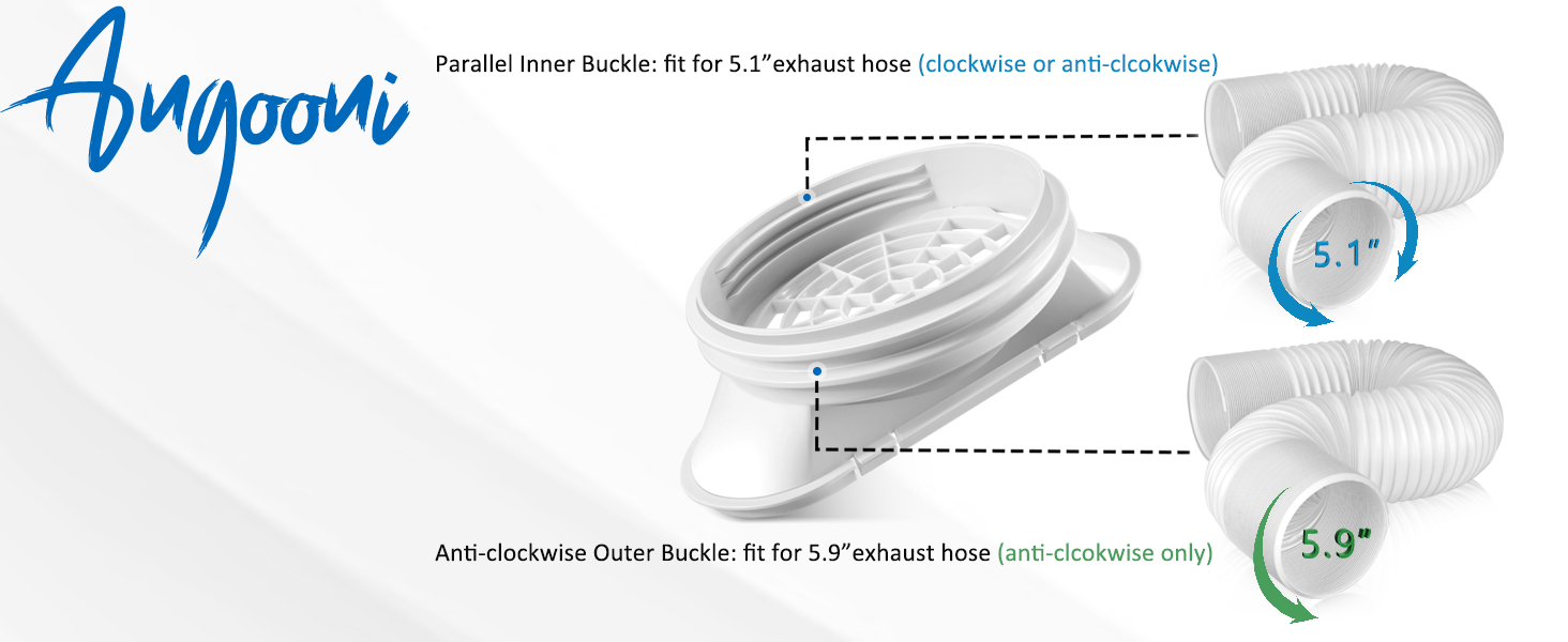 Angooni Superb Portable Air Conditioner Window Kit Upgraded Sliding Window Vent