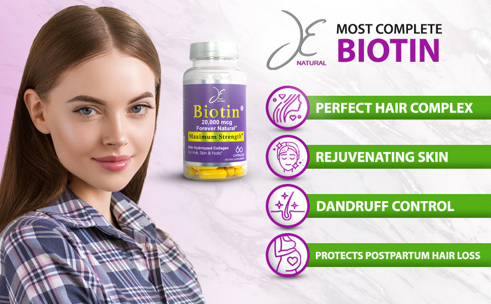 Faster hair growth skin and nails biotin vitamins