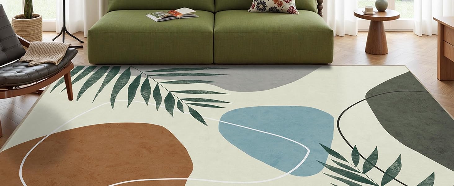 Indoor Outdoor Area Rug for Living Room