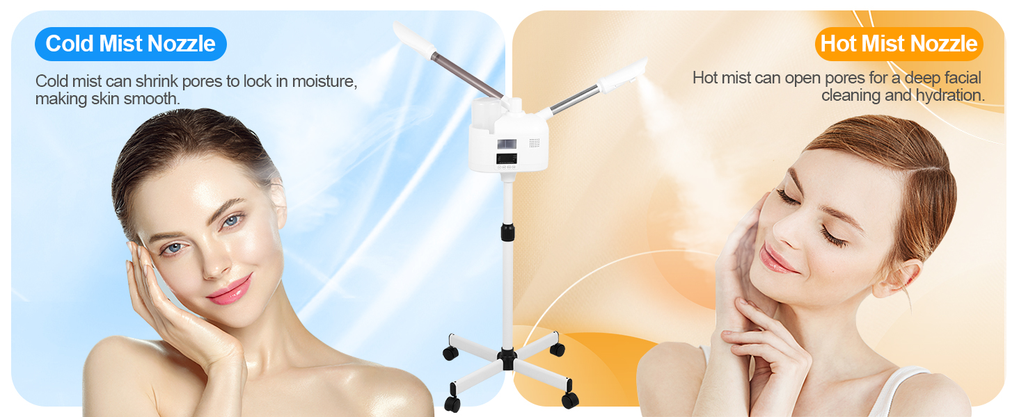 Professional 2-In-1 Facial Steamer
