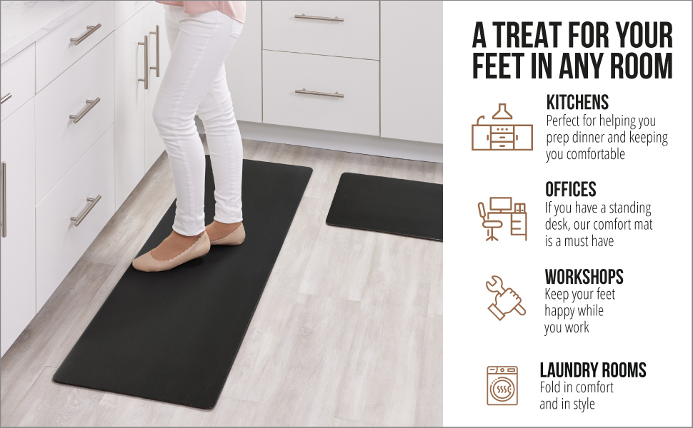 Gorilla Grip 2 Piece Stain Resistant Ergonomic Kitchen