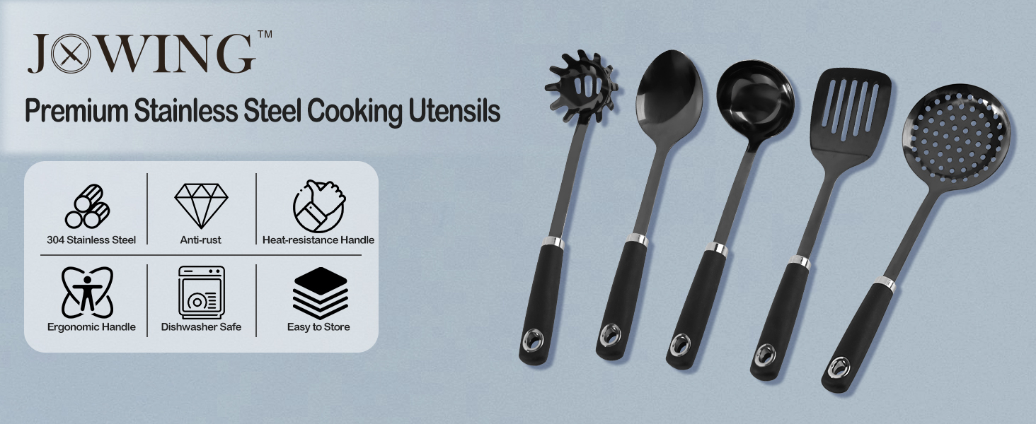 stainless steel cooking utensils
