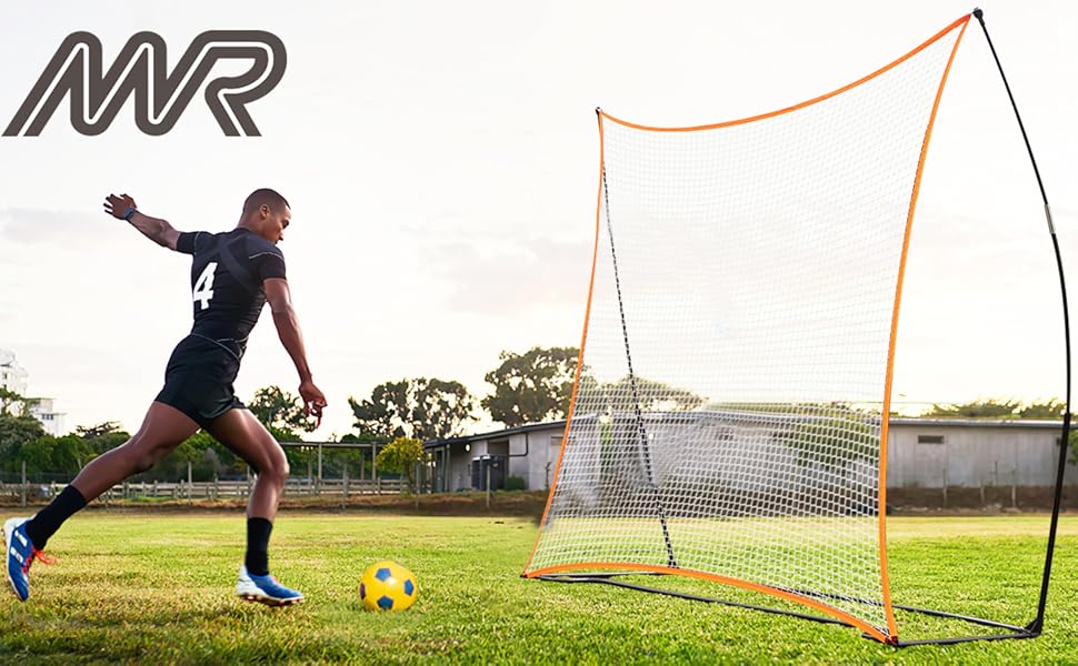 MR Soccer Rebounder 7x7ft, Angle Adjustable Professional