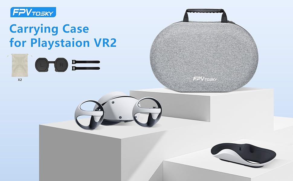 Carrying Case for Playstation VR2, PSVR 2 Hard Shell Case, Travel