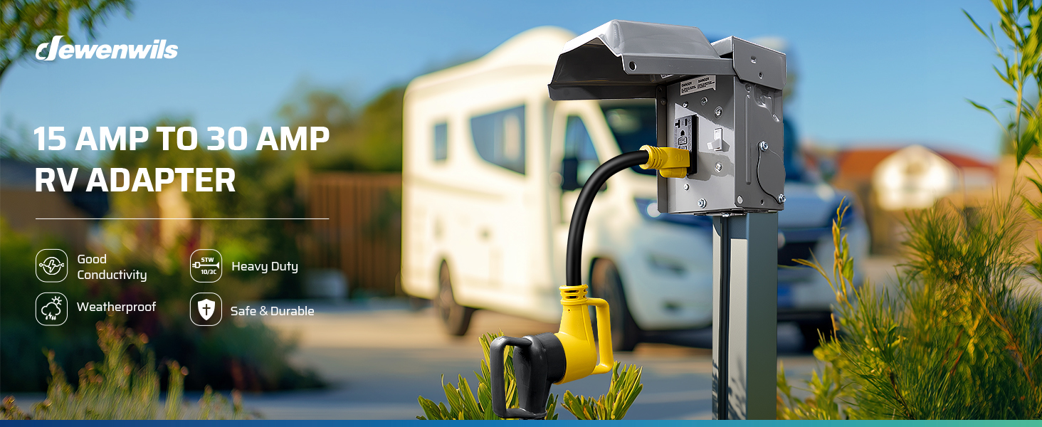 15 amp rv extension cord