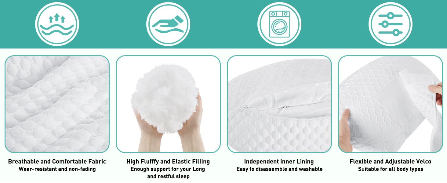 DONAMA pregnancy pillow details