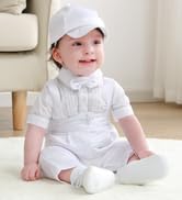 baby boy baptism outfit