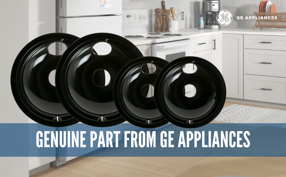 GE Stove Drip Pans Electric Stove Burner Drip Pans 4