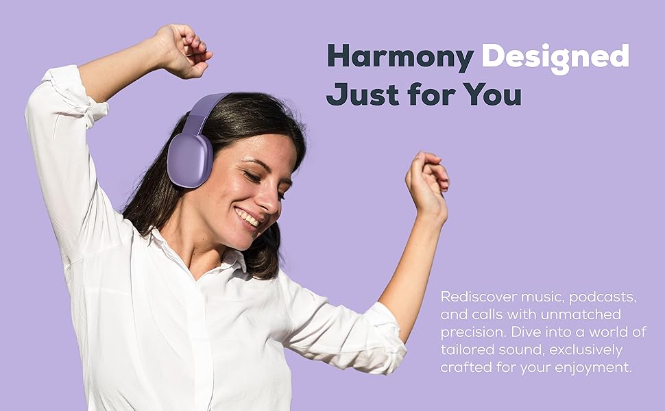 Portable Over Ear Bluetooth Headphones, On Ear Headphones, Wireless, Built-in Microphone, Ergonomic