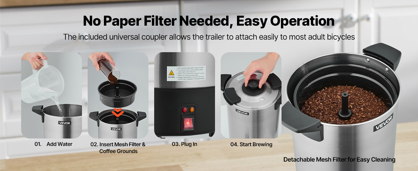 Commercial coffee urn