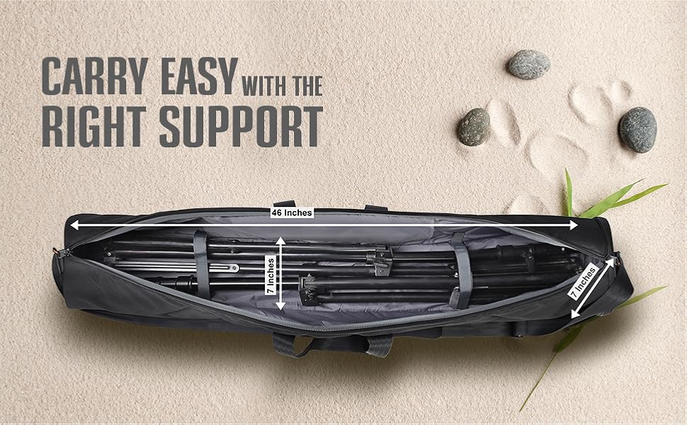 MOBIUS Chrom 14 Feet Porta Light Stand Carrying BagSuitable for Studio