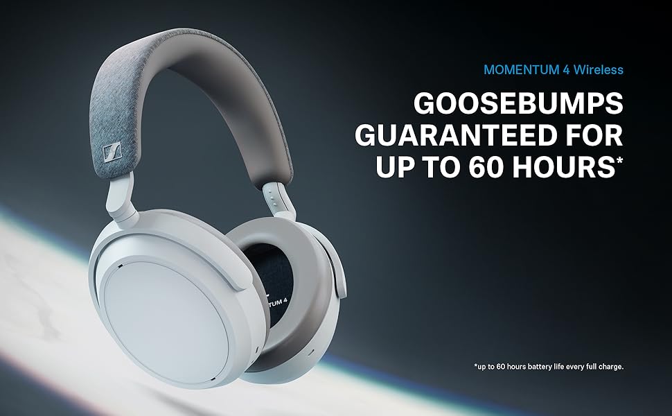 SENNHEISER Momentum 4 Wireless Headphones - Bluetooth