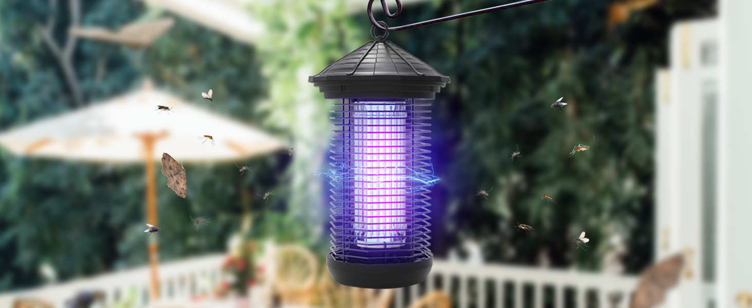 ASPECTEK Bug Zapper Outdoor 20W, Electric Mosquito Zapper