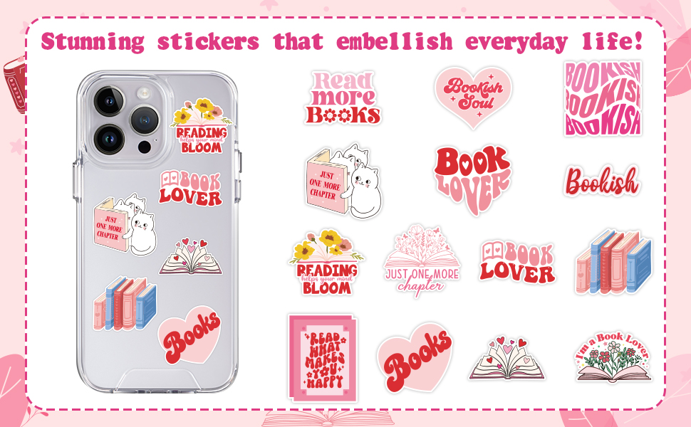 A1-Pink Book Sticker 2Roll 8