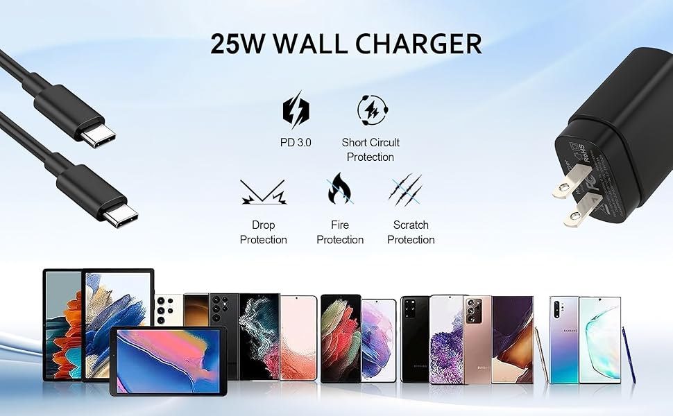 25W Type-C Samsung Wall Charger