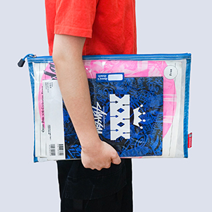 portable large clear file folders waterproof document pouch bag organizer lightweight easy to carry