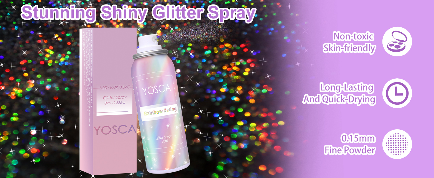 glitter spray