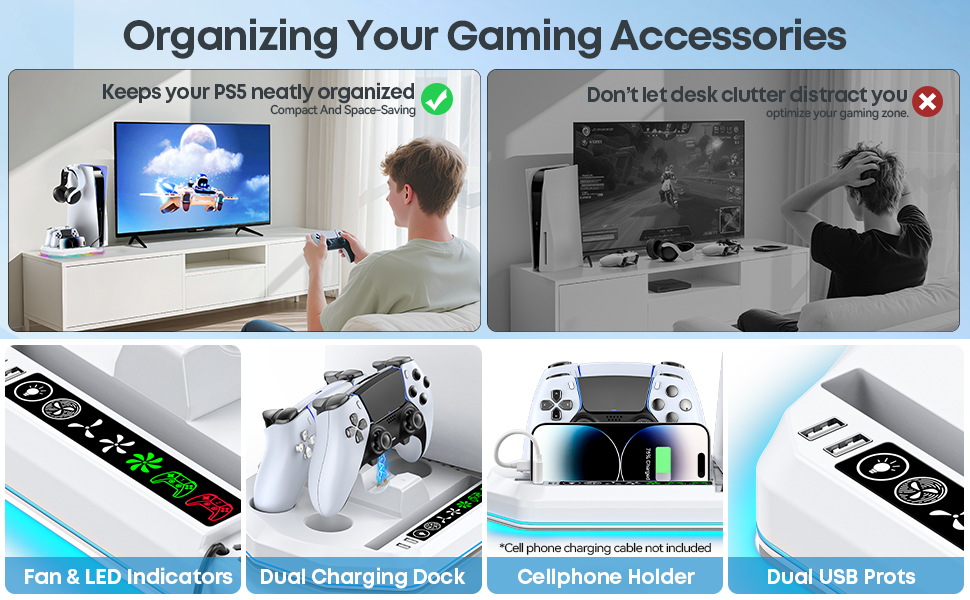 ps5 digital cooling station