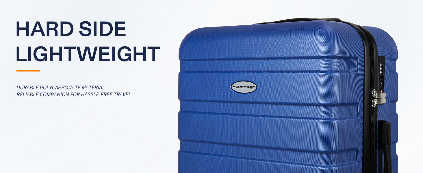 3 Piece Luggage Set Suitcase Baggage Hardside Hard Shell Telescoping Handle Spinner Wheel TSA Lock