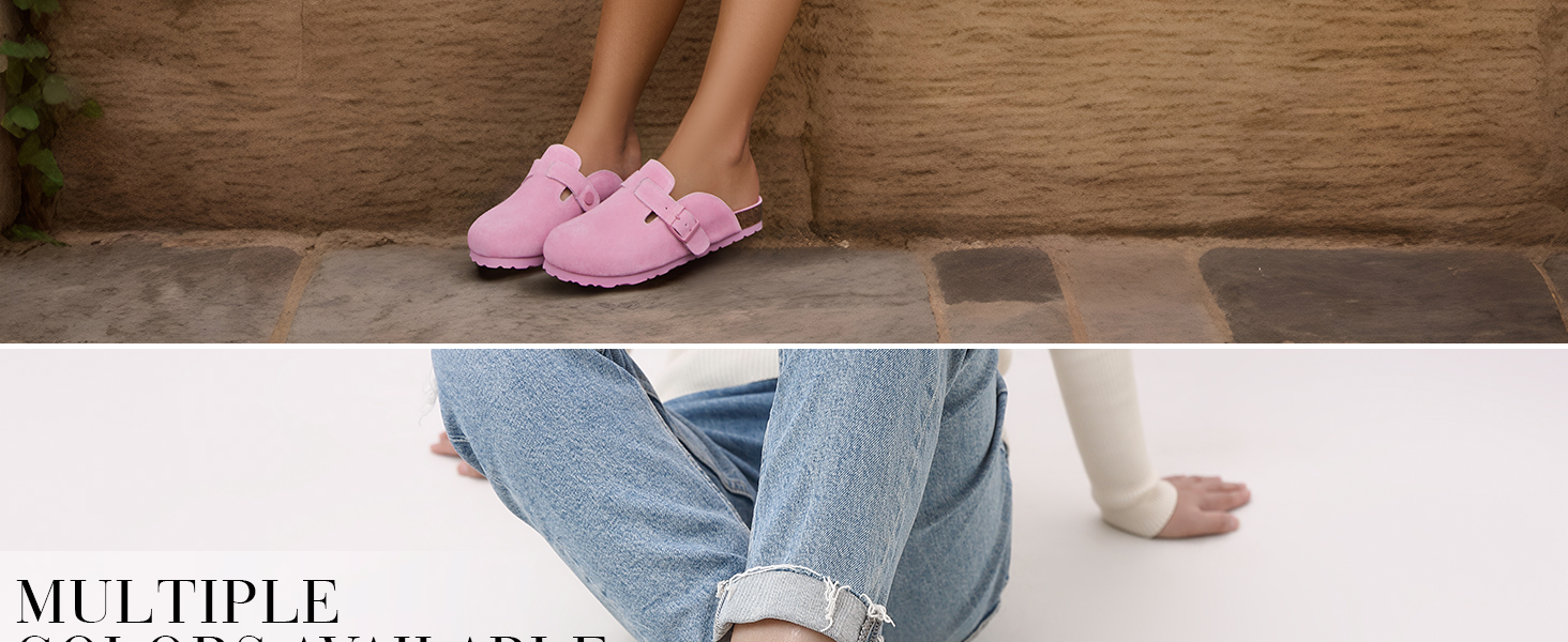 suede clogs 0705