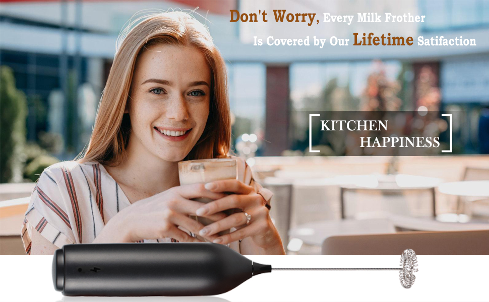 Don't Worry, Every Luminar bowo Milk Frother Is Covered by Our Lifetime Satifaction.Lifetime