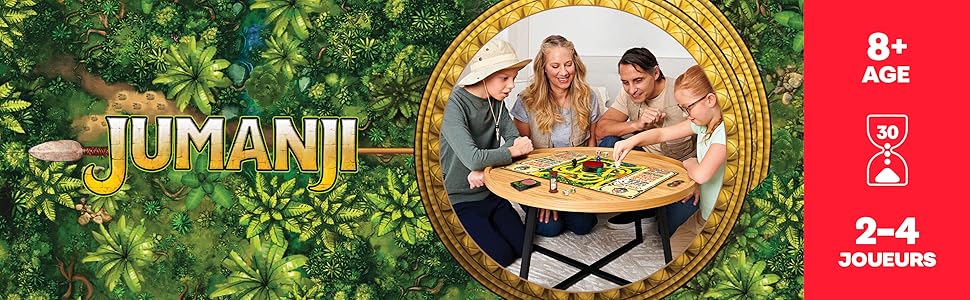 Jumanji Jeu de societe Jeu de plateau Jeu de société famille Jouet enfant Jeu de societe enfant