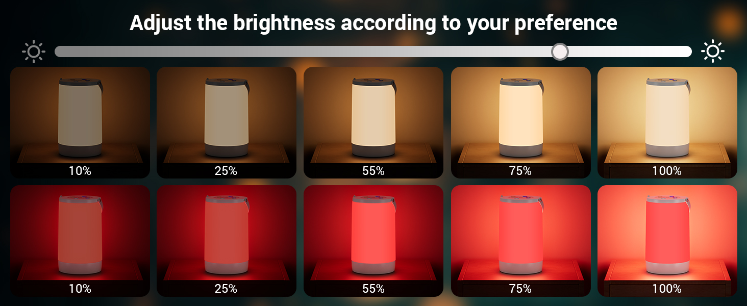 dimmable night light