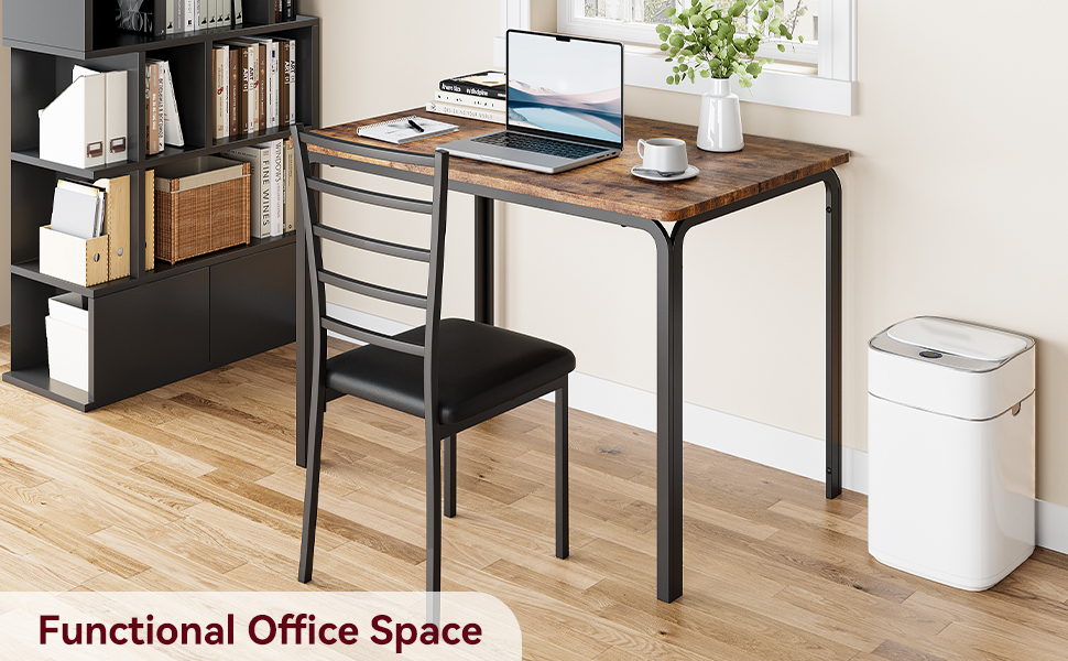 Dining Table Set for 4, Kitchen Table and Chairs for 4, 5 Piece Kitchen Dining Room