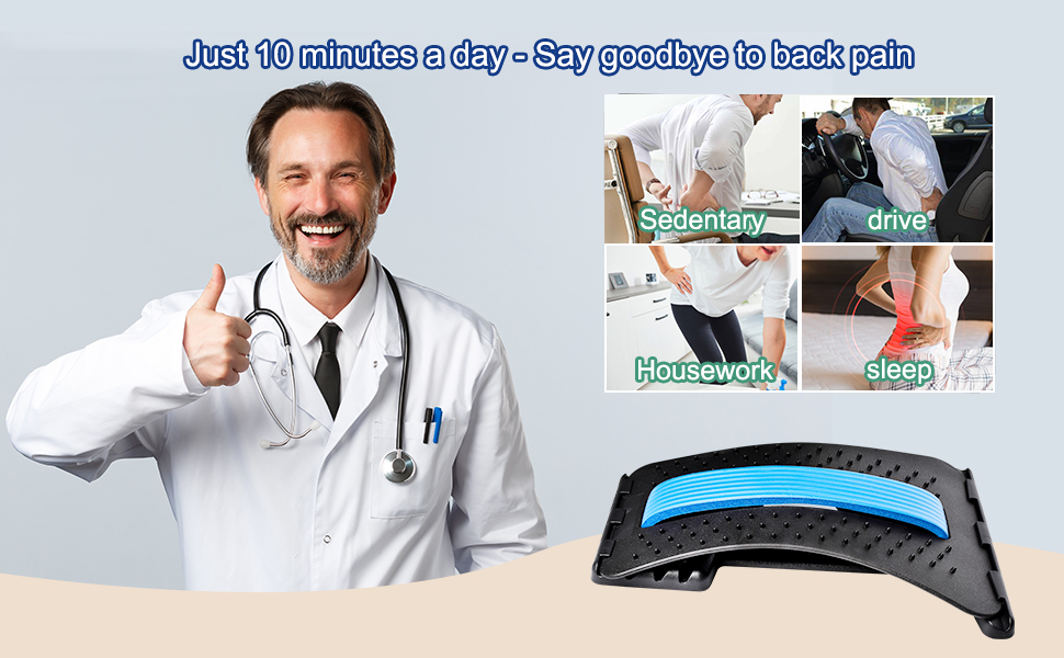 Back Cracker, (4 Level) Back Cracking Device, Back