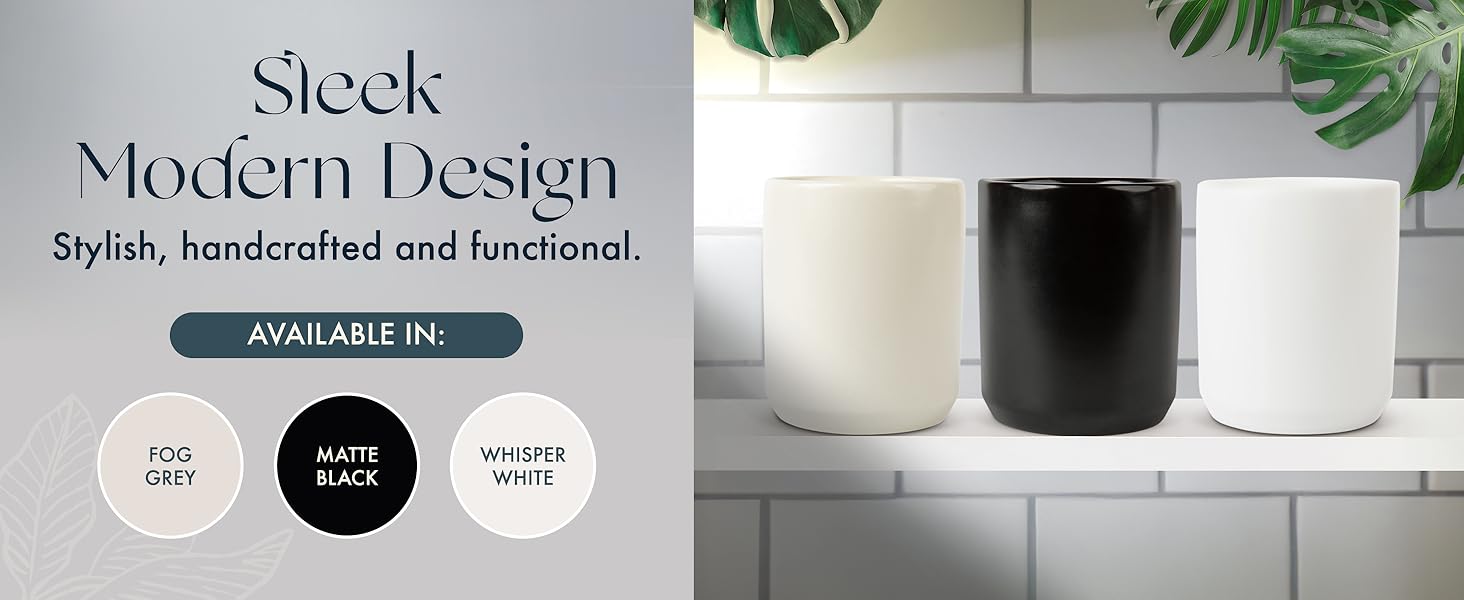 Folk Ceramics Cappuccino Cups. Sleek, modern handcrafted coffee mugs