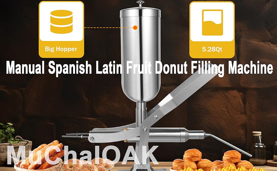 Manual Spanish Latin Fruit Donut Filling Machine