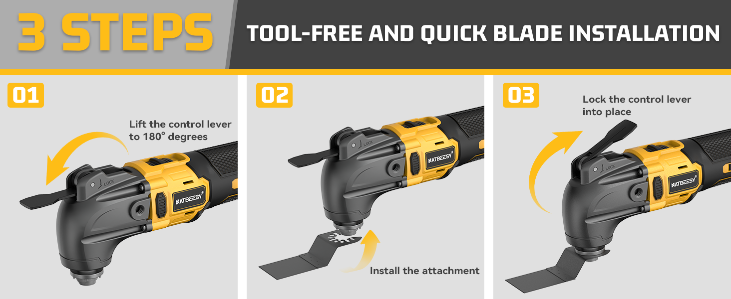 NATBEESY Oscillating Multi-Tool