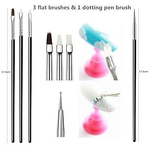 nail art brushes