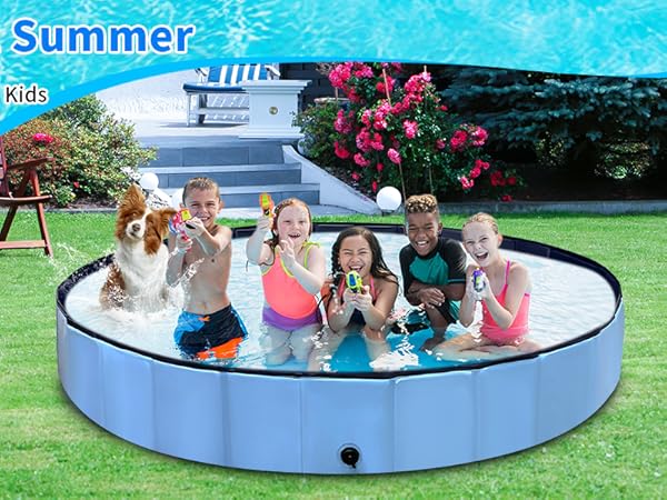 Ball Pit V Hanver Dog Pool Pets Bathing Tub Plastic Wading Kiddie