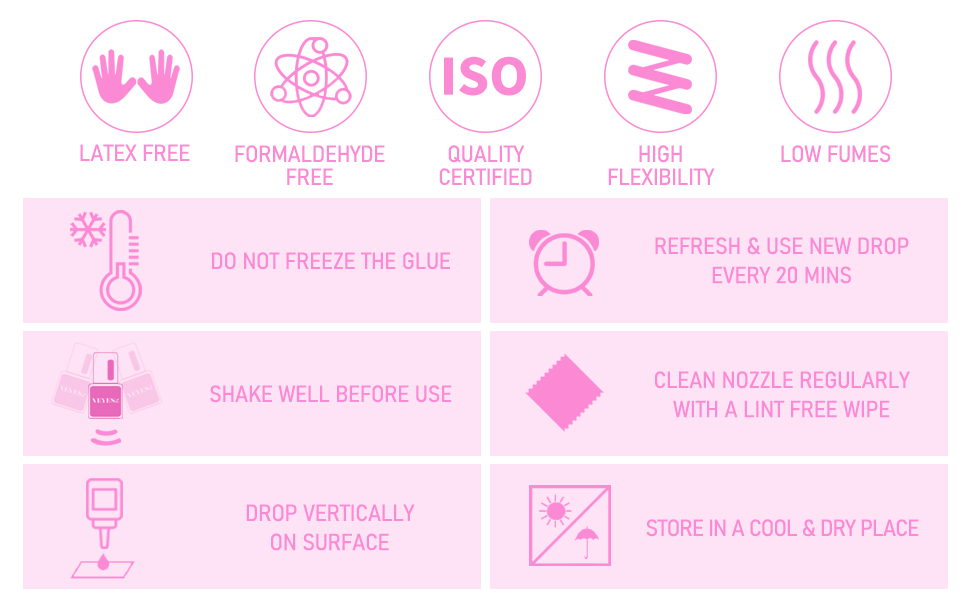 Eyelash extensions glue