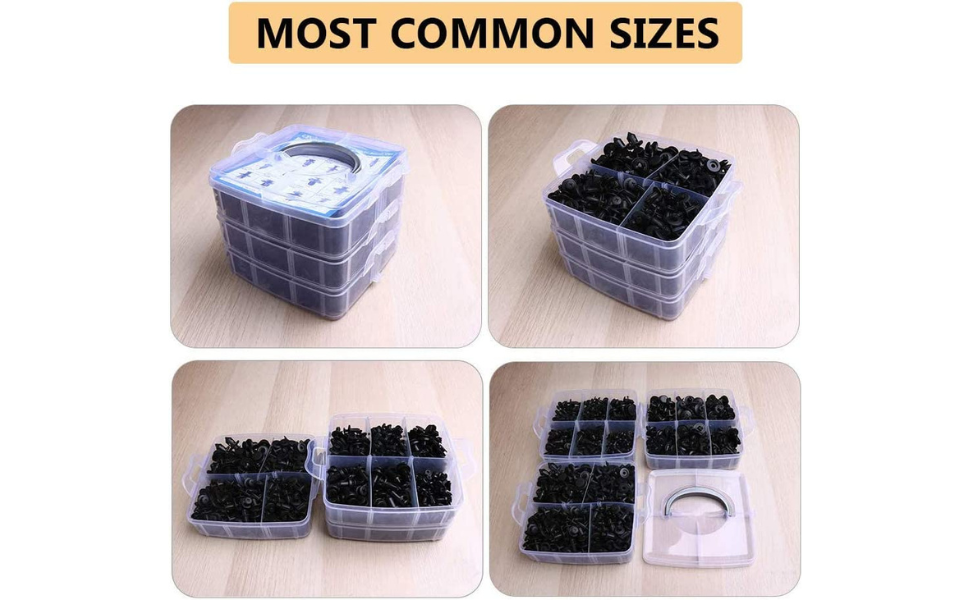 IMBTECH 651x Car Plastic Push Pin, Rivet Trim, Clips Panel Fasteners