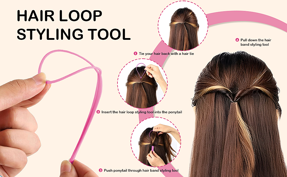 Hair loop styling tool