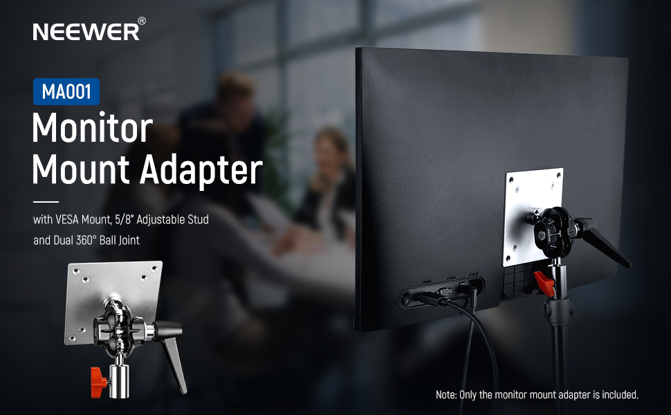 NEEWER Monitor Mount Adapter with VESA Mount, Aluminum Alloy Light