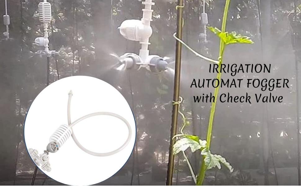 NETAFIM 4Way Fogger Assembly complete with NoDrain Valve, Discharge