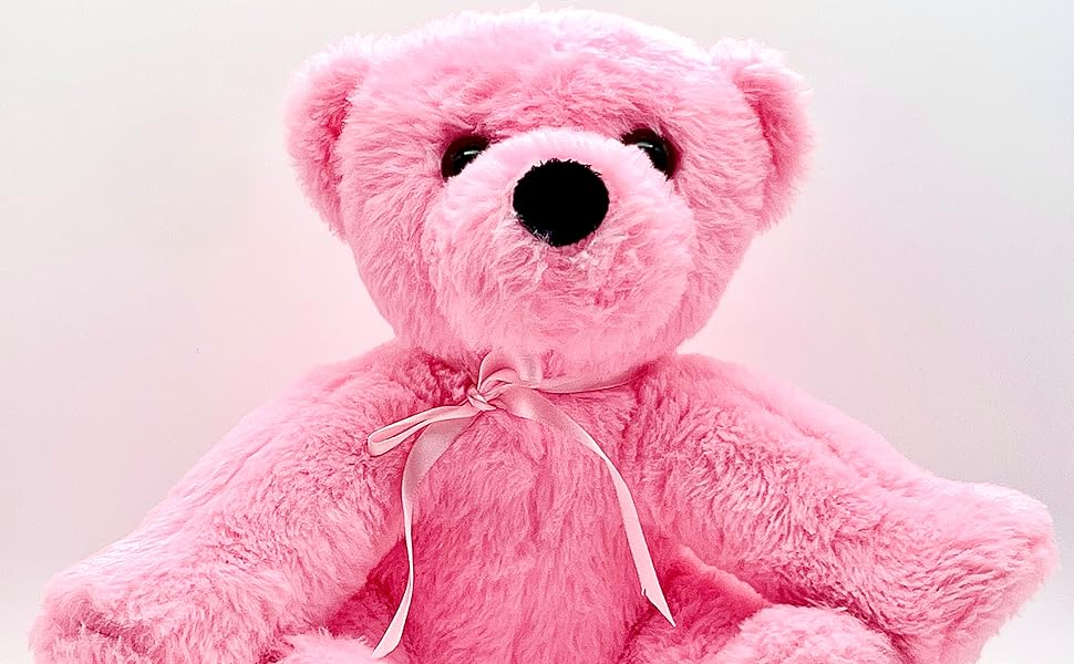 Light Up Teddy Bear Stuffed AnimalToys, Any Age Perfect Portable Squishy Furry Fluffy Toy