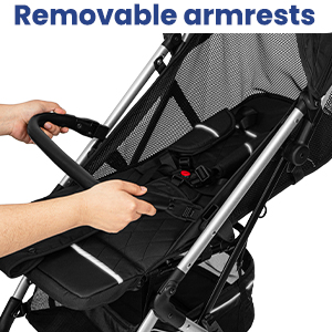 Lightweight baby stroller