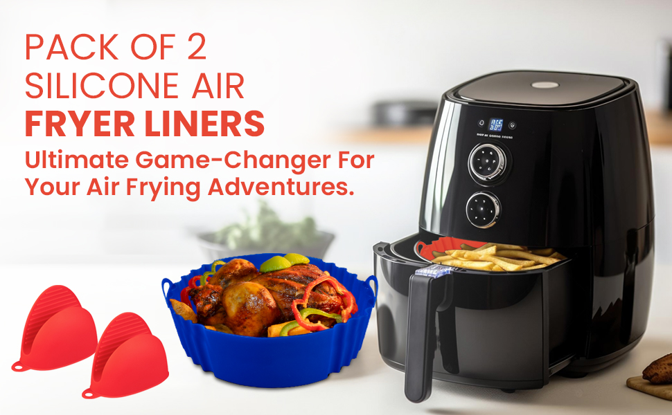 Silicone Air Fryer Liners for Ninja Air Fryer AF101 4QT