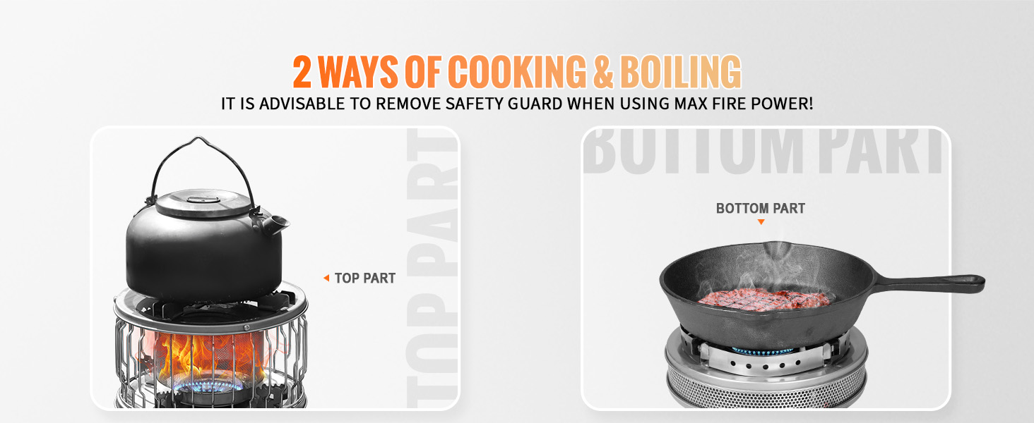 2 Ways of cooking and boiling