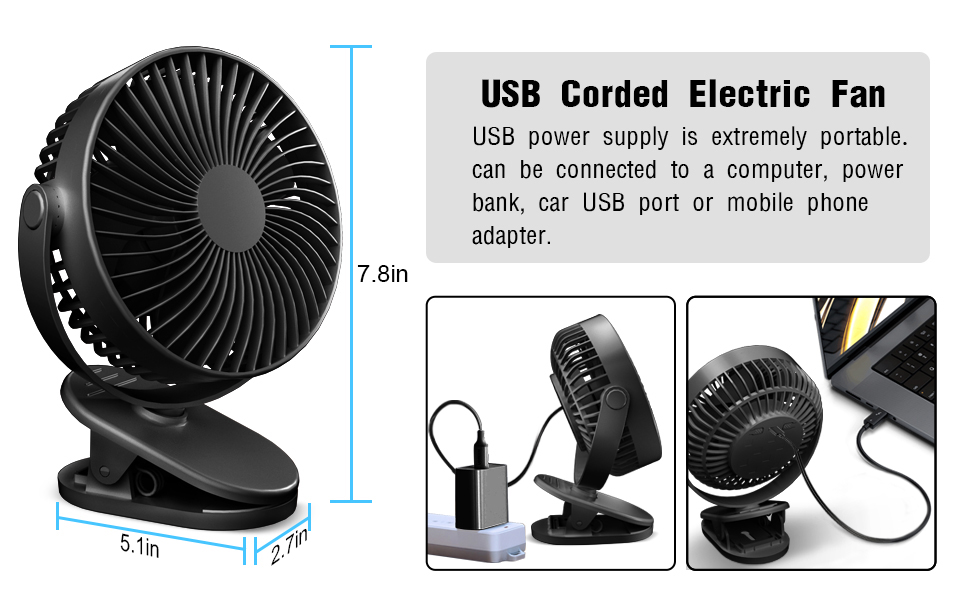 clip circulation small fan