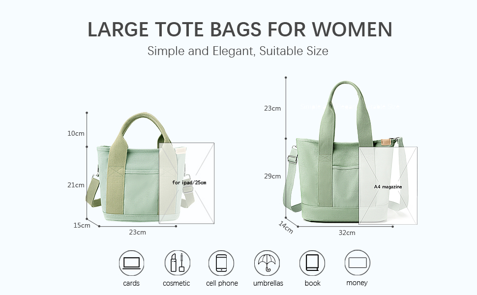 tote bag with compartments